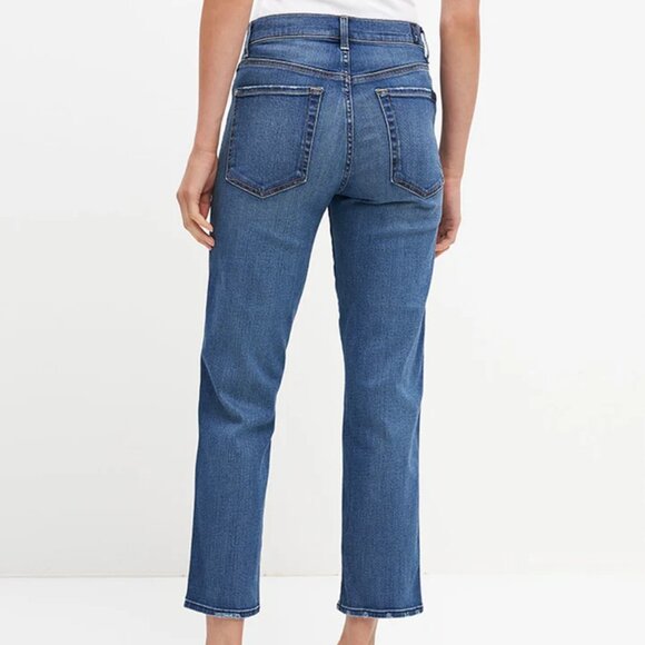 7 for all Mankind High Waist Cropped Straight Jeans 28 - Picture 2 of 16